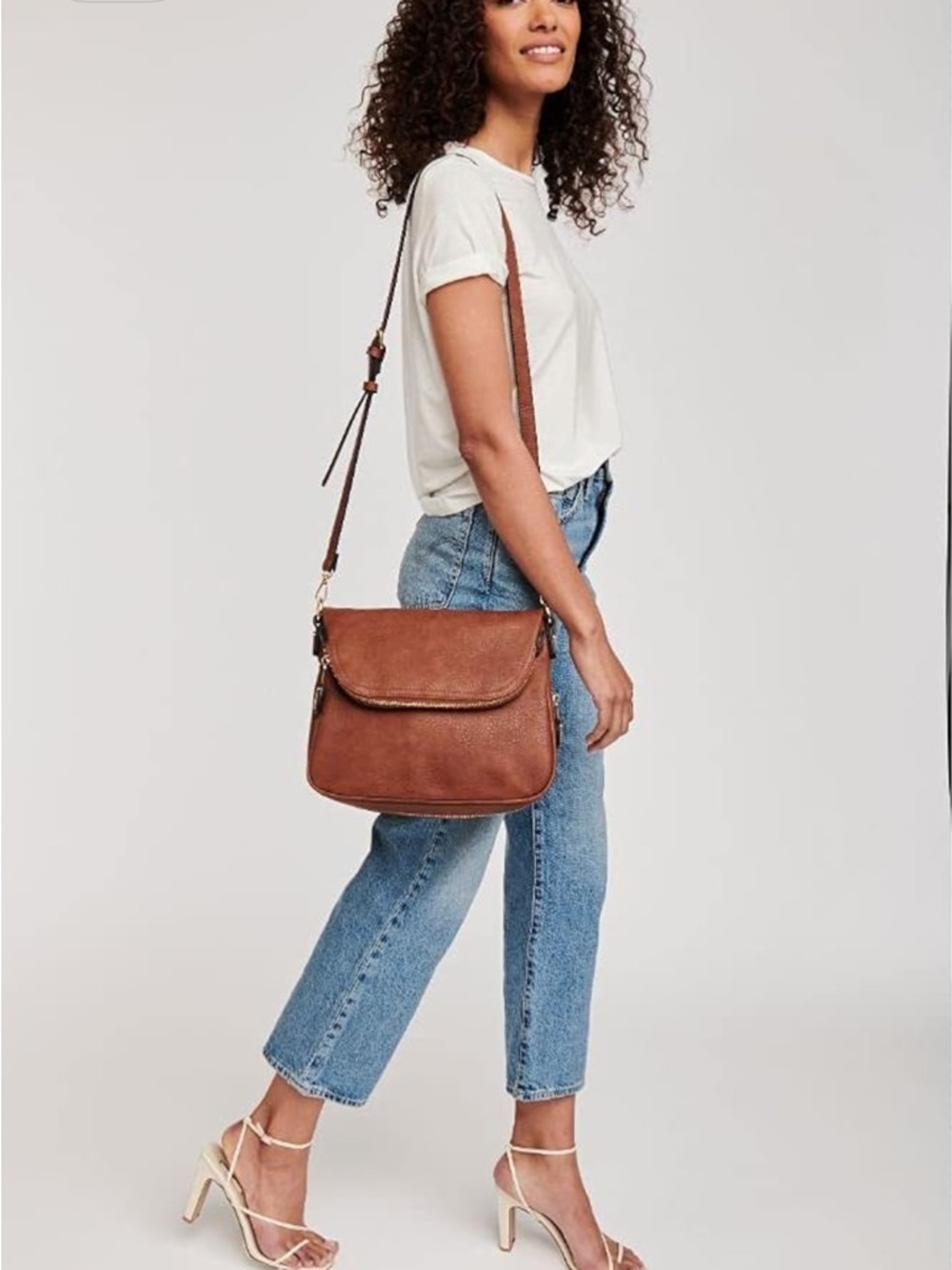 Moda Luxe Dandelion Faux Leather Crossbody - Picture 2 of 12